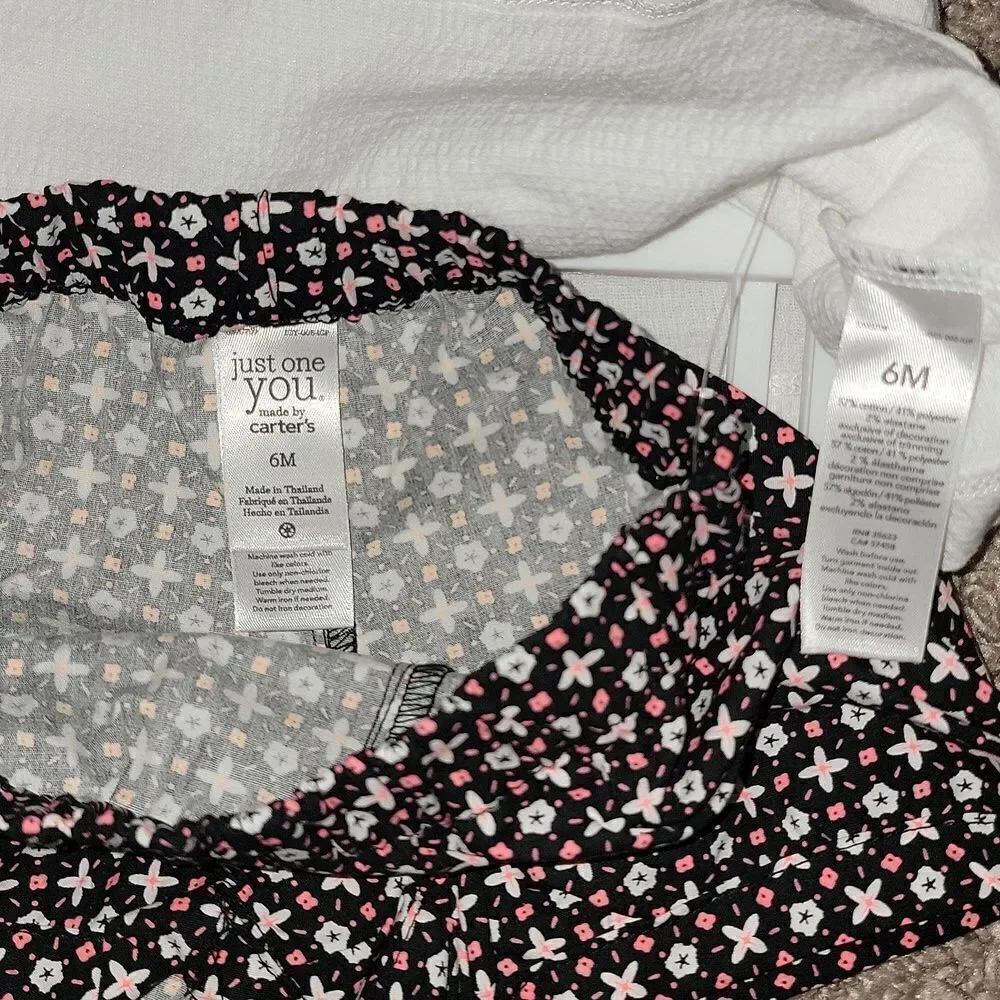 Carter's Just One You Two Piece Outfit Girls Size 6 Months